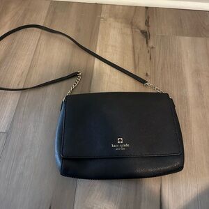 Kate Spade Black Leather Crossbody Bag